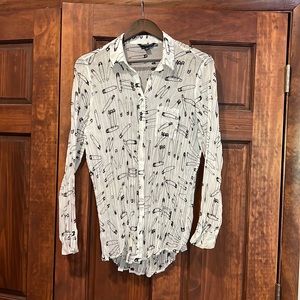 Rock and Republic Safety Pin button down